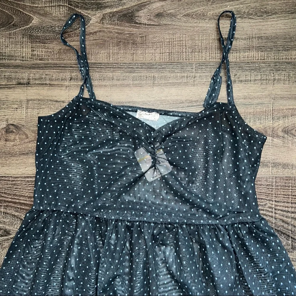 Free People Intimately Madeline Slip Dress in Black Combo - Picture 5 of 8